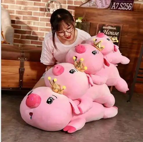 WYZHY Crown Pig Doll Pillow Plush Toy Sofa Decoration Send Friends and Children Gifts 60CM
WYZHY Crown Pig Doll Pillow Plush Toy Sofa Decoration Send Friends and Children Gifts 60CM