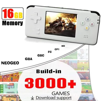 

3 inch RS-97 16GB Retro Handheld Game Console Portable Mini TV Video Gaming Players MP4 MP5 Playback Built-in 3000 Classic Games