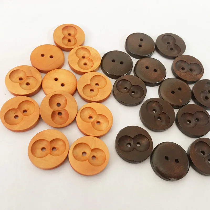 50pcs/lot Wooden Buttons 2 Holes Natural Wood Round Buttons For Arts Crafts Decorations Collection & Sewing Best DIY Accessories
50pcs/lot Wooden Buttons 2 Holes Natural Wood Round Buttons For Arts Crafts Decorations Collection & Sewing Best DIY Accessories