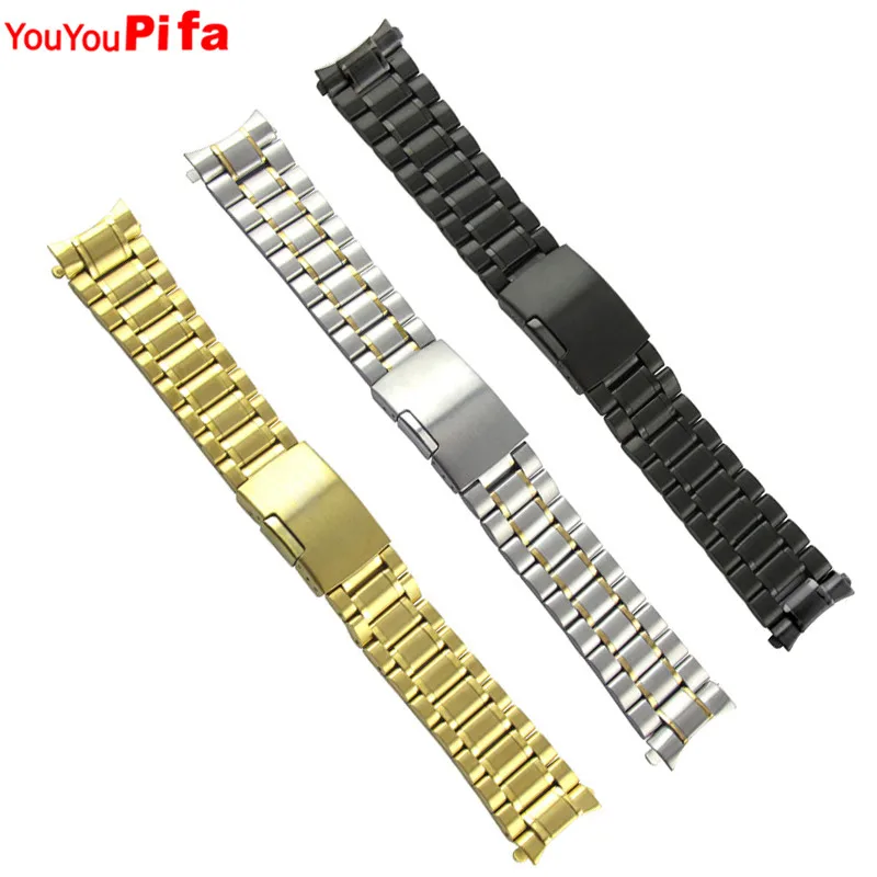 High Quality 18mm 20mm 22mm 24mm Stainless Steel Watch Band Golden Sliver Black Metal Watch Strap Men Women Watchband
High Quality 18mm 20mm 22mm 24mm Stainless Steel Watch Band Golden Sliver Black Metal Watch Strap Men Women Watchband