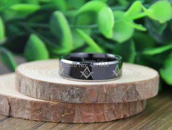 Free Shipping USA UK Canada Russia Brazil Hot Sales 8MM Black Top Silver Beveled Masonic Men's Tungsten Carbide Wedding Ring
Free Shipping USA UK Canada Russia Brazil Hot Sales 8MM Black Top Silver Beveled Masonic Men's Tungsten Carbide Wedding Ring