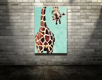 New Handpainted Modern Animal Oil Painting on Canvas Giraffe Art for Home Decoration or Best Gifts to Children
New Handpainted Modern Animal Oil Painting on Canvas Giraffe Art for Home Decoration or Best Gifts to Children