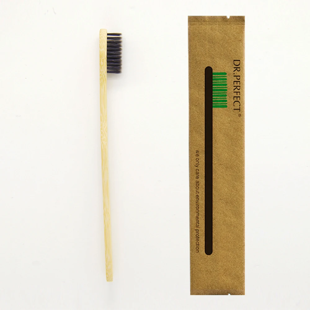 1 Piece Black 100% Bamboo Toothbrush Wood toothbrush Novelty Bamboo soft-bristle Capitellum Bamboo Fibre Wooden Handle
1 Piece Black 100% Bamboo Toothbrush Wood toothbrush Novelty Bamboo soft-bristle Capitellum Bamboo Fibre Wooden Handle