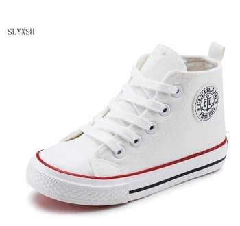 Canvas Kids Shoes 2018 Spring Autumn High Top Breathable Children Sneakers Fashion Boys Girls Casual Shoes chaussure enfant
Canvas Kids Shoes 2018 Spring Autumn High Top Breathable Children Sneakers Fashion Boys Girls Casual Shoes chaussure enfant