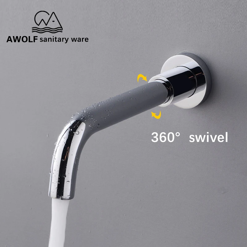Solid Brass Wall Mounted 360 Degree Swivel Spout G1/2 Bathroom Concealed Shower Accessories For Bathtub Basin Chrome AF617
Solid Brass Wall Mounted 360 Degree Swivel Spout G1/2 Bathroom Concealed Shower Accessories For Bathtub Basin Chrome AF617