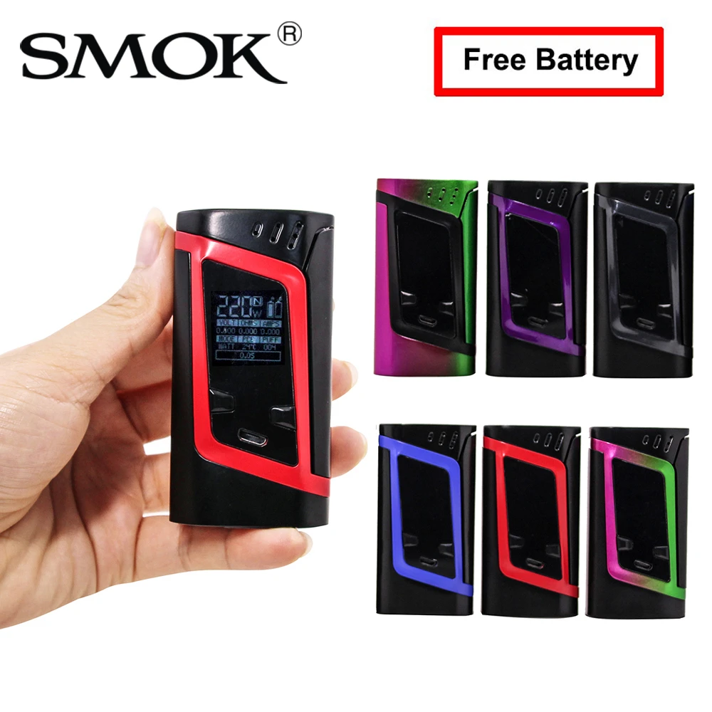 Original SMOK Alien Mod 220W Vape Mod VW TC Box Mod KIT Mechanical With 18650 Battery Electronic Cigarette Vaporize VS Alien KIT
Original SMOK Alien Mod 220W Vape Mod VW TC Box Mod KIT Mechanical With 18650 Battery Electronic Cigarette Vaporize VS Alien KIT