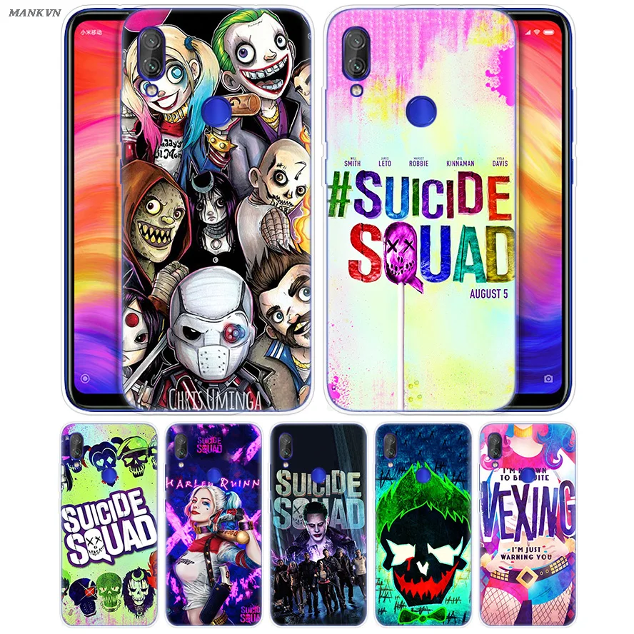 Suicide Squad Joker Harley Quinn Cartoon Case for Xiaomi Mi Play 8 A2 6X Cover For Redmi 6 6A Note 7 6 5 4 4X Lite Pro Shell
Suicide Squad Joker Harley Quinn Cartoon Case for Xiaomi Mi Play 8 A2 6X Cover For Redmi 6 6A Note 7 6 5 4 4X Lite Pro Shell
