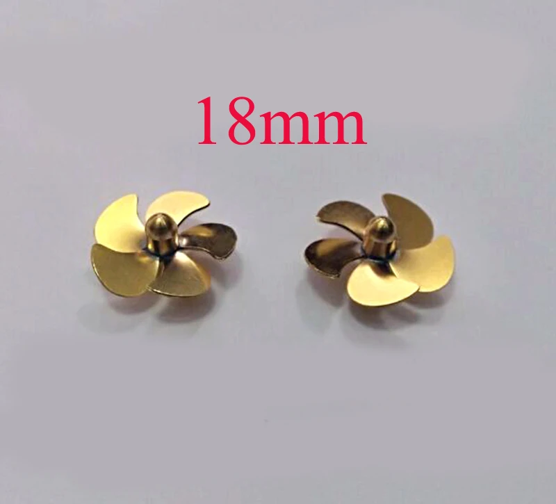 1PC RC Boat Accessories Diameter 18mm Brass Welding Model Propeller Aperture 2mm Positive Reverse Micro Paddles Simulation Props
1PC RC Boat Accessories Diameter 18mm Brass Welding Model Propeller Aperture 2mm Positive Reverse Micro Paddles Simulation Props