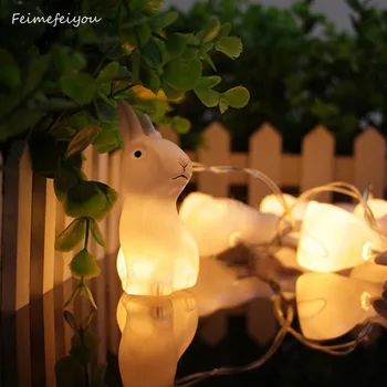 Feimefeiyou Battery Powered 10LED White Easter Bunny Lights String Party Decorative Rabbit String Lights Easter Party Decoration
Feimefeiyou Battery Powered 10LED White Easter Bunny Lights String Party Decorative Rabbit String Lights Easter Party Decoration