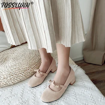 TASSLYNN 2019 Round Toe Slip on Women Pumps Bow Tie Wedding Women Shoes Pink Black Square Med Heels Summer Shoes Big Size 43
TASSLYNN 2019 Round Toe Slip on Women Pumps Bow Tie Wedding Women Shoes Pink Black Square Med Heels Summer Shoes Big Size 43