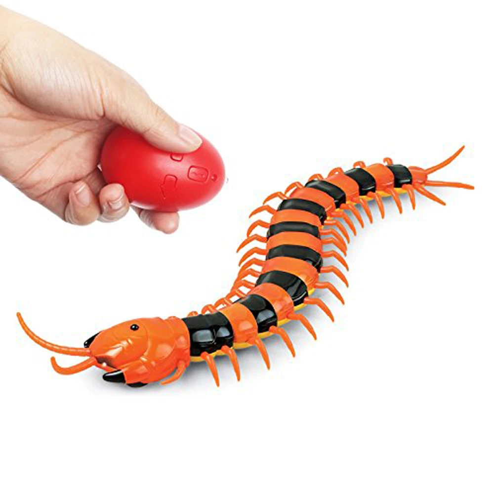 Infrared RC Centipede Remote Control USB Charging Tricky Scary Fake RC Animals Toy Halloween Ornaments Props for Kids and Adult
Infrared RC Centipede Remote Control USB Charging Tricky Scary Fake RC Animals Toy Halloween Ornaments Props for Kids and Adult
