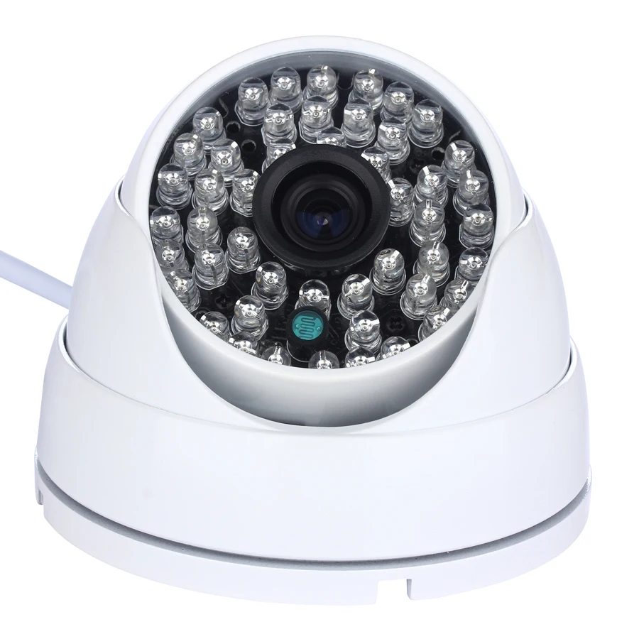 Lastest Hi518E V200 (720P & 960 P) Hi3516C V300 (1080 48 шт. светодиодная купольная металлическая IP