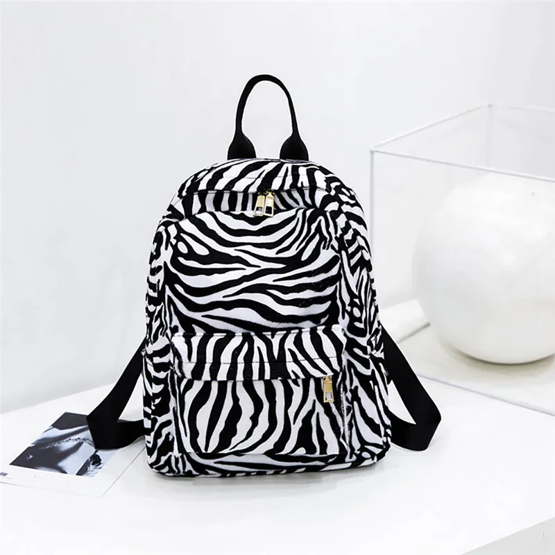 Women Leopard Zebra Plush Backpack Girls Student School Bag Large Capacity Hairball Women Casual Travel Simple Rucksack Bag #40
Women Leopard Zebra Plush Backpack Girls Student School Bag Large Capacity Hairball Women Casual Travel Simple Rucksack Bag #40
