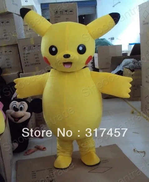 Pikachu Pokemon Mascot Costume Adult Character Costume Cosplay mascot costume free shipping
Pikachu Pokemon Mascot Costume Adult Character Costume Cosplay mascot costume free shipping