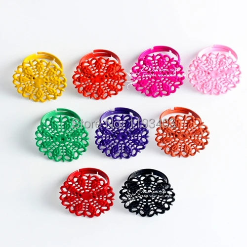 9pcs 9colors Mixed color Enameled Brass Colorful Filigree Rings jewelry ring blank setting With 25 mm Pad----(RINGSS- ENAM-8)
9pcs 9colors Mixed color Enameled Brass Colorful Filigree Rings jewelry ring blank setting With 25 mm Pad----(RINGSS- ENAM-8)