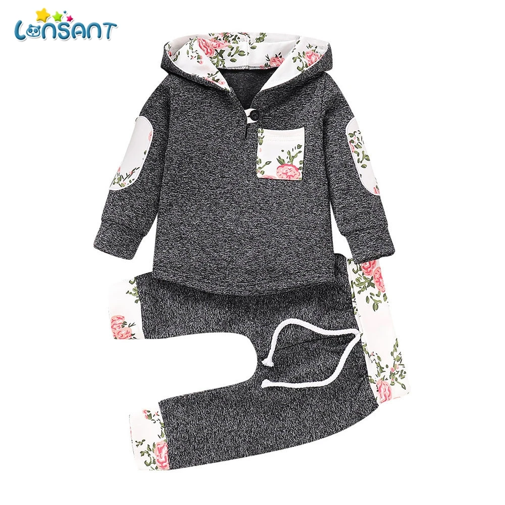 LONSANT Winter Children Sets Kids Baby Boys Girls Cotton hooded clothes Floral Hooded Pullover Tops+Long Pants Sweatshirt sets
LONSANT Winter Children Sets Kids Baby Boys Girls Cotton hooded clothes Floral Hooded Pullover Tops+Long Pants Sweatshirt sets