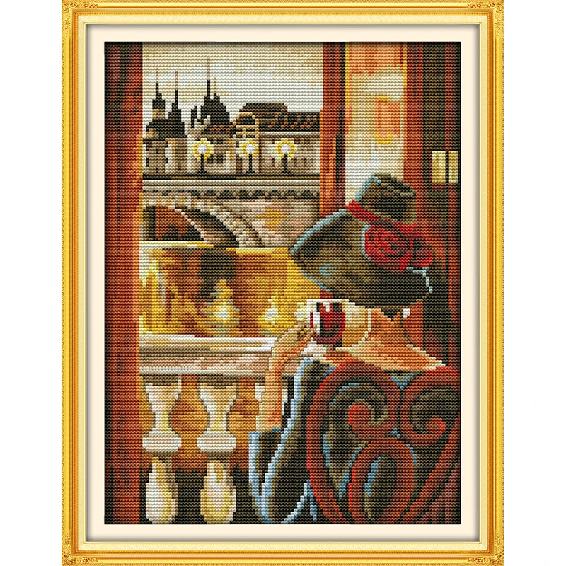 Look out of the window Chinese cross stitch kits Ecological cotton stamped printed 14 11CT DIY Christmas gift wedding decoration
Look out of the window Chinese cross stitch kits Ecological cotton stamped printed 14 11CT DIY Christmas gift wedding decoration