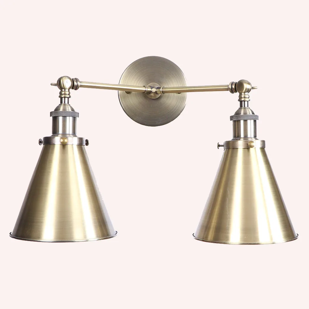 Industrial 2 heads vintage wall lamps 7 colors metal Rustic lampshade Hallway Stairs wall lights bedroom study indoor lighting
Industrial 2 heads vintage wall lamps 7 colors metal Rustic lampshade Hallway Stairs wall lights bedroom study indoor lighting