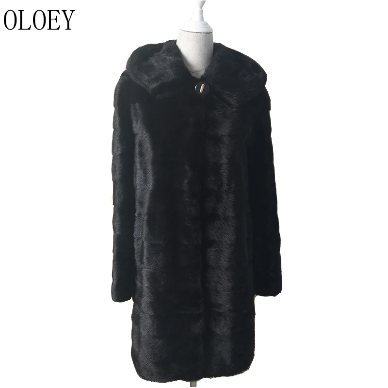 OLOEY Natural Real Mink Fur Coat Russian Women's Winter Warm Long Coat with Hat and Sleeves 100% Natural Color Mink Fur Coat
OLOEY Natural Real Mink Fur Coat Russian Women's Winter Warm Long Coat with Hat and Sleeves 100% Natural Color Mink Fur Coat