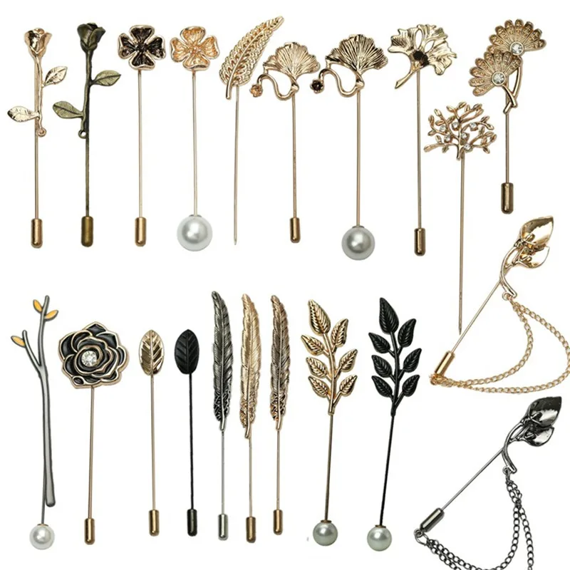 2019 Vintage Crystal Camellia feather Men Suit Brooch Pin Simple Rose Flower Ginkgo Leaves Chain Women Brooches Pins scarf Pin
2019 Vintage Crystal Camellia feather Men Suit Brooch Pin Simple Rose Flower Ginkgo Leaves Chain Women Brooches Pins scarf Pin