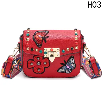 2018 Butterfly Animal Pattern Bag Crossbody Bags Fashion Mini Women Bags Rivets Embroidery Floral Bag Designer PU Leather
2018 Butterfly Animal Pattern Bag Crossbody Bags Fashion Mini Women Bags Rivets Embroidery Floral Bag Designer PU Leather