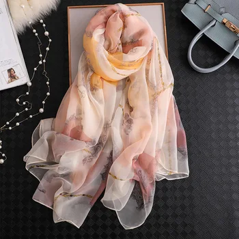 Women Soft Silk Scarf Summer Beach Shawls Luxury Print Foulard Scarves Thin Hijab Pashmina Bandana Scarfs
Women Soft Silk Scarf Summer Beach Shawls Luxury Print Foulard Scarves Thin Hijab Pashmina Bandana Scarfs