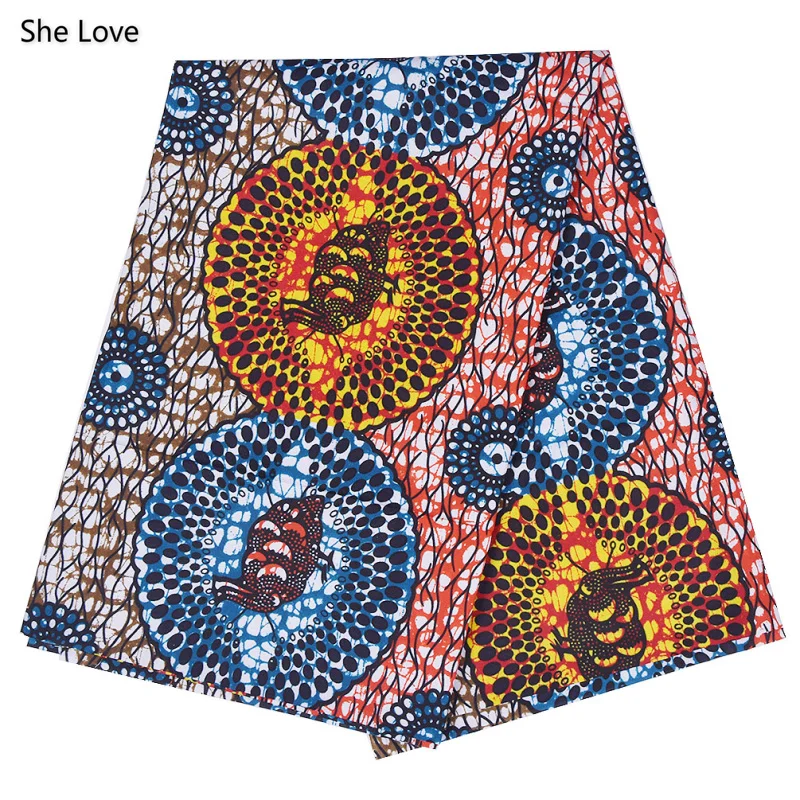 She Love 1 Yard Ankara African Polyester Wax Circle Bird Print Fabric For Party Dress Making Accessories
She Love 1 Yard Ankara African Polyester Wax Circle Bird Print Fabric For Party Dress Making Accessories