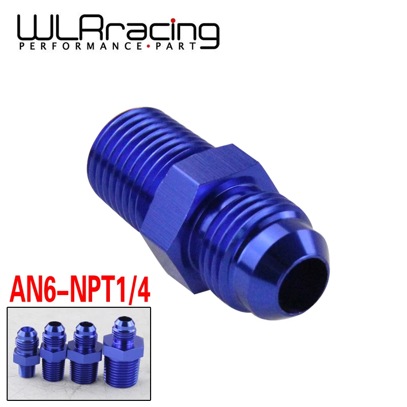 WLR RACING - (AN6-NPT1/4) AN6 to 1/4 NPT Straight Adapter Flare Fitting auto hose fitting Male WLR-SL816-06-04-011
WLR RACING - (AN6-NPT1/4) AN6 to 1/4 NPT Straight Adapter Flare Fitting auto hose fitting Male WLR-SL816-06-04-011