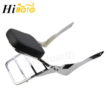 Chrome Motorcycle Passenger Rear Backrest Sissy Bar Luggage Rack Pad Kit For Yamaha Vstar V-Star 650 400 Classic 1998 1999-2014
Chrome Motorcycle Passenger Rear Backrest Sissy Bar Luggage Rack Pad Kit For Yamaha Vstar V-Star 650 400 Classic 1998 1999-2014