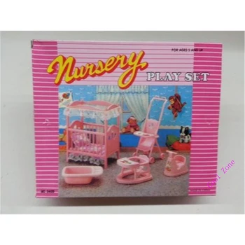 Miniature Nursery Furniture for Barbie Doll House Pretend Play Toys for Girl Free Shipping
Miniature Nursery Furniture for Barbie Doll House Pretend Play Toys for Girl Free Shipping