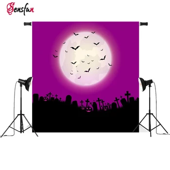 Photo Backdrop Moon Bat Halloween Background with pumpkins and graveyard Vinyl camera fotografica background photography studio
Photo Backdrop Moon Bat Halloween Background with pumpkins and graveyard Vinyl camera fotografica background photography studio
