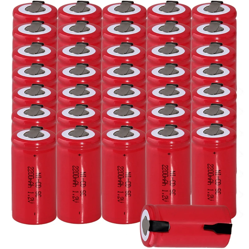 Real capacity 36 pcs SC battery 1.2v batteries rechargeable 2200mAh nicd battery akkumulator for power tools
Real capacity 36 pcs SC battery 1.2v batteries rechargeable 2200mAh nicd battery akkumulator for power tools