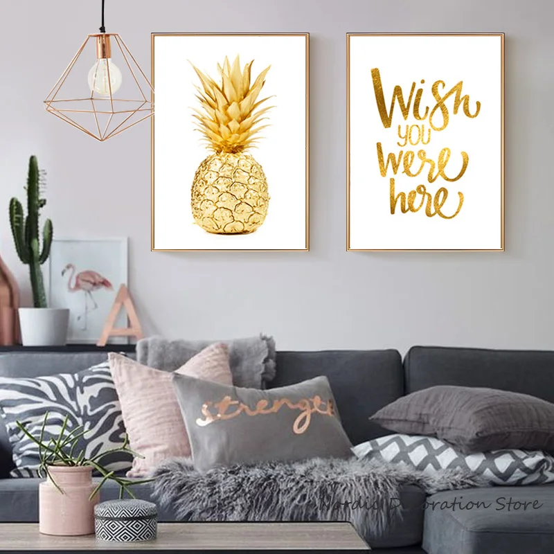Gold Pineapple Lucky Wish You Were Here Golden Letter Wall Pictures For Living Room Posters And Prints Canvas Print Art Unframed
Gold Pineapple Lucky Wish You Were Here Golden Letter Wall Pictures For Living Room Posters And Prints Canvas Print Art Unframed