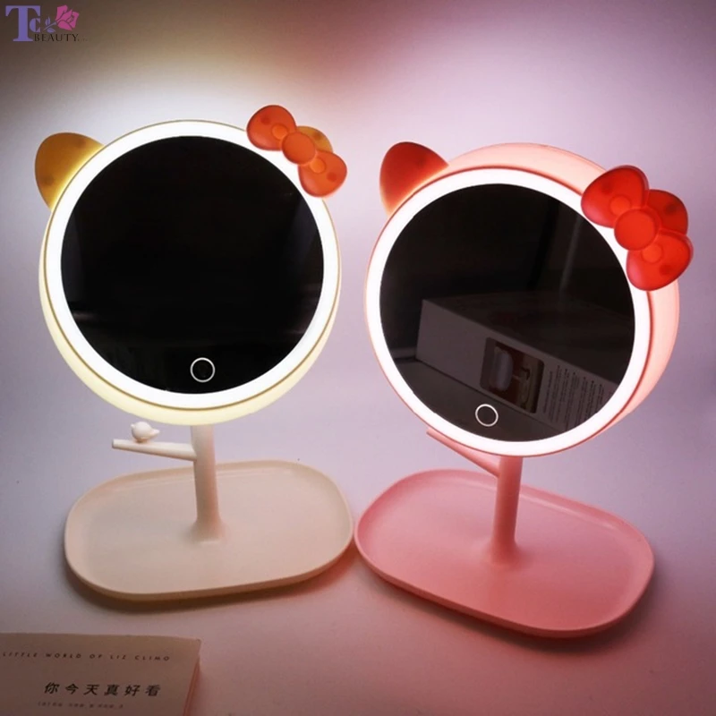 Desktop LED makeup lamp mirror Princess mirror desktop mirror makeup mirror
Desktop LED makeup lamp mirror Princess mirror desktop mirror makeup mirror