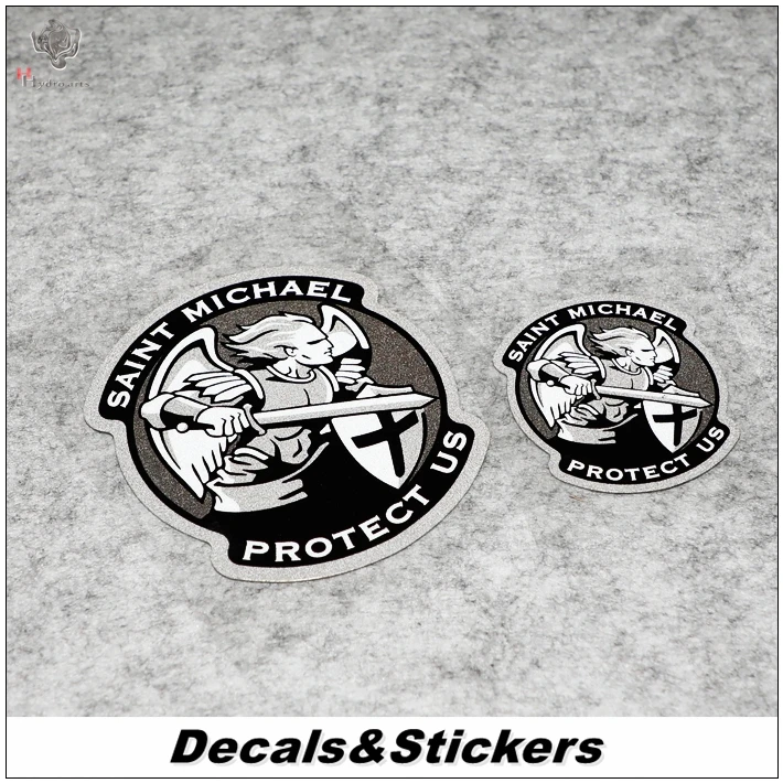 NO.L040 SAINT MICHAEL 3M Reflective Modified Stickers Car Helmet MOTO GP Waterproof Decals Racing Motorcycle
NO.L040 SAINT MICHAEL 3M Reflective Modified Stickers Car Helmet MOTO GP Waterproof Decals Racing Motorcycle