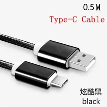 New Black Type-C & Micro USB Cable With Braided Stylus Cables USB Charger For Samsung XIAOMI HUAWEI Lenovo Micro Usb Cable