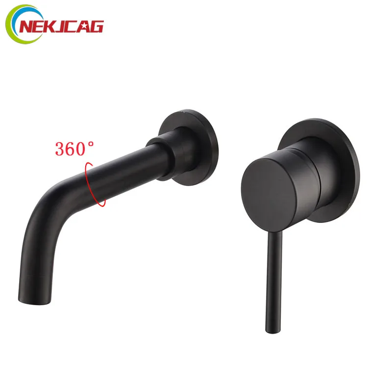Bathroom Wall Mounted Faucet 360 Degree Rotation Mixer Tap ORB Chrome Finish Faucet 
Bathroom Wall Mounted Faucet 360 Degree Rotation Mixer Tap ORB Chrome Finish Faucet