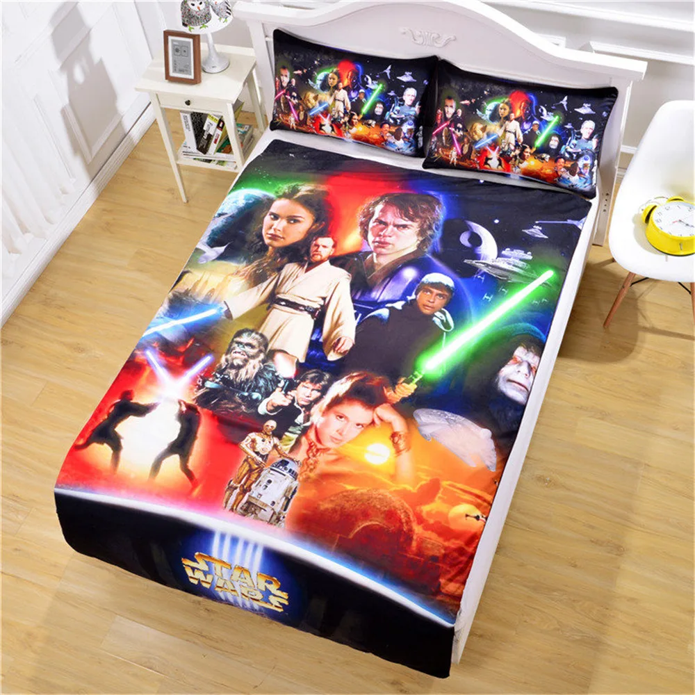 Duvet Cover New Star Wars series black warriors white soldiers Jedi Warrior 3pcs Quilt cover pillowcase Home Textile
Duvet Cover New Star Wars series black warriors white soldiers Jedi Warrior 3pcs Quilt cover pillowcase Home Textile