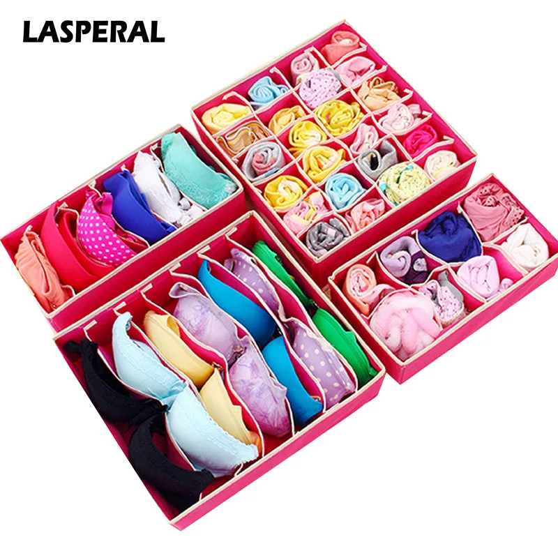 LASPERAL Multi-size Underwear Bra Organizer Storage Box Drawer Closet Organizers For Underwear Scarf Socks Wardrobe Home Storage
LASPERAL Multi-size Underwear Bra Organizer Storage Box Drawer Closet Organizers For Underwear Scarf Socks Wardrobe Home Storage