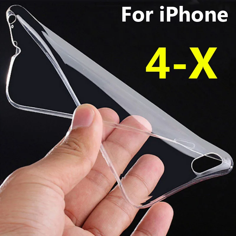 Ultra Thin Clear Rubber Silicon Case For iPhone 4S 5 5S 5C SE 6 6S Plus 7 8 Plus X XS Max XR Transparent Soft TPU Capa Fundas
Ultra Thin Clear Rubber Silicon Case For iPhone 4S 5 5S 5C SE 6 6S Plus 7 8 Plus X XS Max XR Transparent Soft TPU Capa Fundas