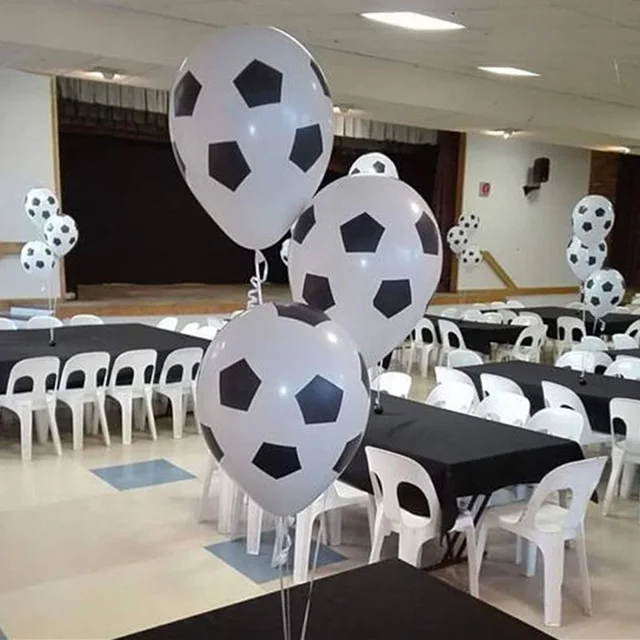 High quality50pc 100pcs /lot New style Football Balloons Soccer balloon White color balloon party decorations Celebration
High quality50pc 100pcs /lot New style Football Balloons Soccer balloon White color balloon party decorations Celebration