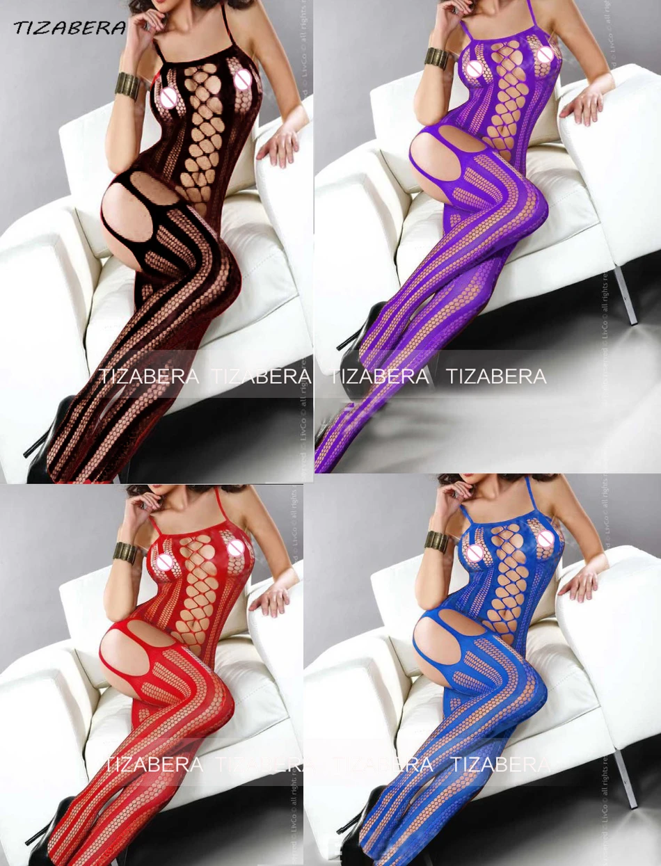 

Women's Sexy Lingerie Hot Bodystocking Open Crotch Men Underwear Plus Size Erotic Fishnet Ropa Interior Mujer Sexy Erotica WY043