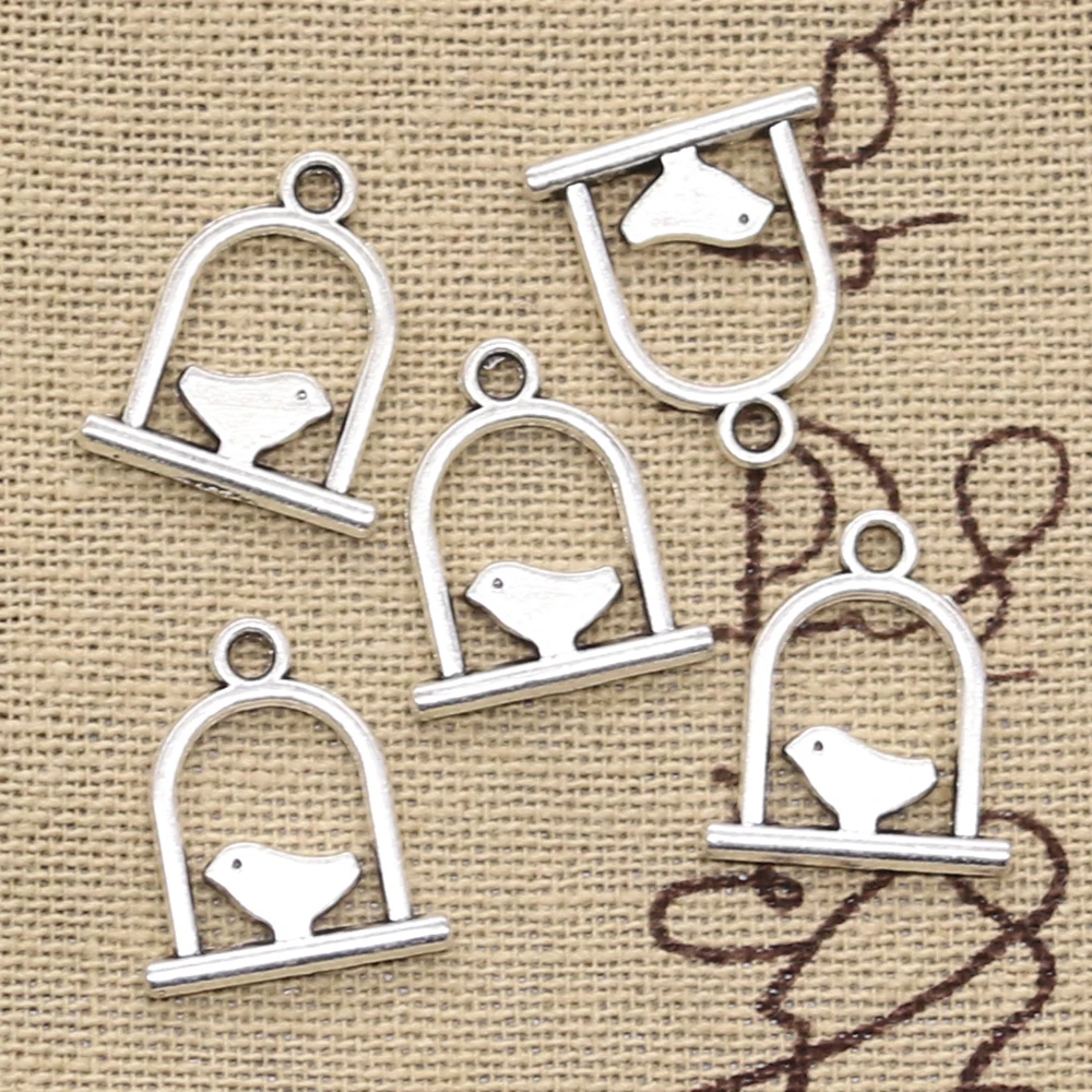 30pcs Charms bird birdcage 15x17mm Antique Silver Pendants DIY Necklace Crafts Making Findings Handmade Tibetan Jewelry
30pcs Charms bird birdcage 15x17mm Antique Silver Pendants DIY Necklace Crafts Making Findings Handmade Tibetan Jewelry