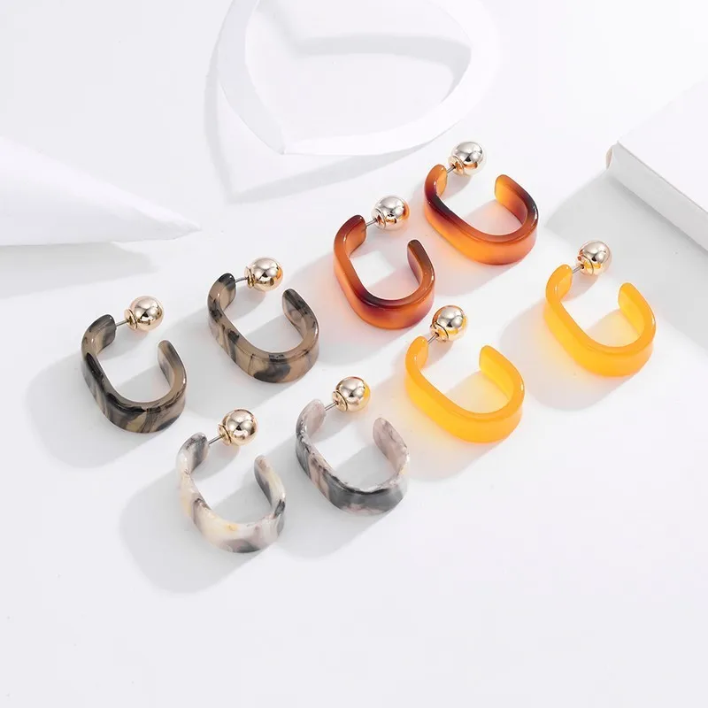 HONGYE Resin Earrings 4 Colors Geometric Style Women Stud Earrings Fashion Party Wedding Earrings Fashion Jewelry N50
HONGYE Resin Earrings 4 Colors Geometric Style Women Stud Earrings Fashion Party Wedding Earrings Fashion Jewelry N50