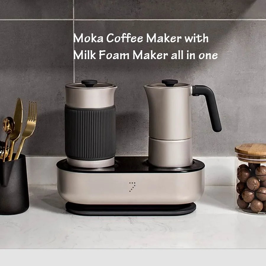 1 set moka coffee maker espresso maker automatic foam maker creamer hot cold milk steamer all in one maker
1 set moka coffee maker espresso maker automatic foam maker creamer hot cold milk steamer all in one maker