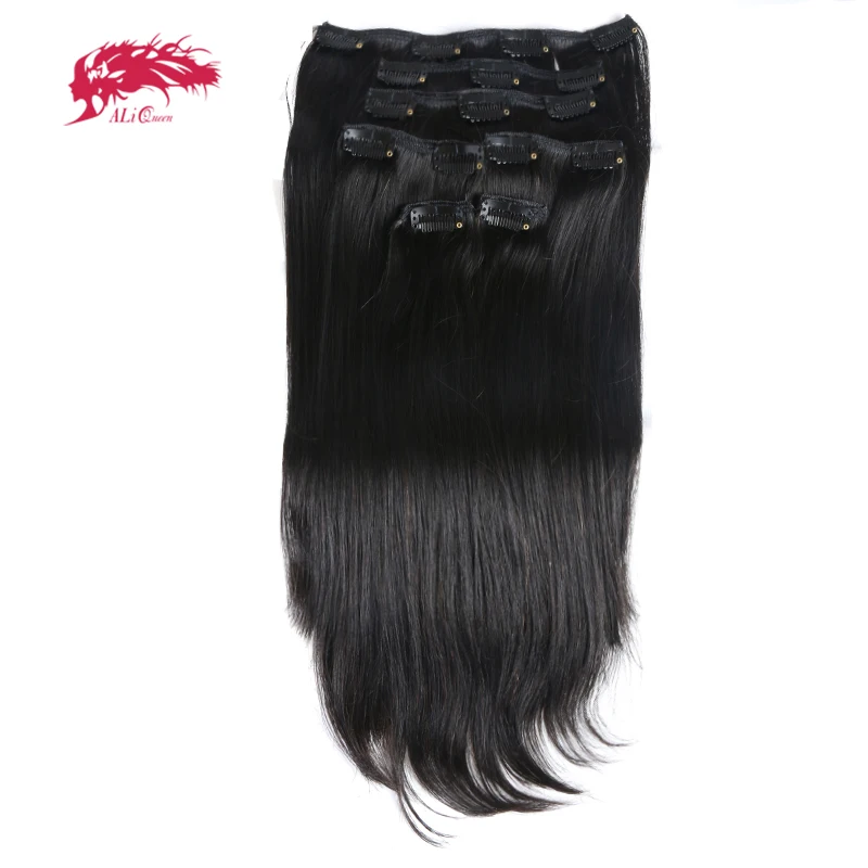 Ali Queen Hair 120Gram 7Pcs/pc Full Head Machine Made Remy Hair #1b/#613/#27 Straight Clip In Human Hair Extension
Ali Queen Hair 120Gram 7Pcs/pc Full Head Machine Made Remy Hair #1b/#613/#27 Straight Clip In Human Hair Extension