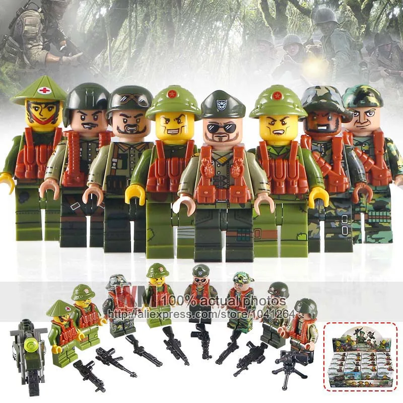 Building Blocks 10Lots of D71010 Military Blood War for Children Army Soldiers Assembled Model Brick Kids Educational Toys
Building Blocks 10Lots of D71010 Military Blood War for Children Army Soldiers Assembled Model Brick Kids Educational Toys