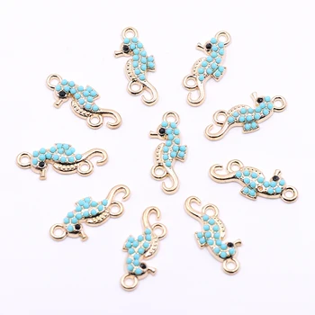 Wholesale Gold Seahorse Connectors for Bracelets Accessories Lake Blue Acrylic Spots Animal Charms Connectors for Jewelry Making
Wholesale Gold Seahorse Connectors for Bracelets Accessories Lake Blue Acrylic Spots Animal Charms Connectors for Jewelry Making