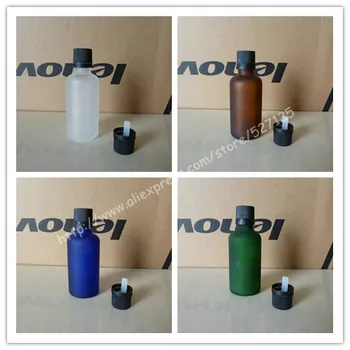 50ml frosted clear/green/brown/blue glass bottle with black anti-theft plastic screw cap,essential oil bottle.
50ml frosted clear/green/brown/blue glass bottle with black anti-theft plastic screw cap,essential oil bottle.