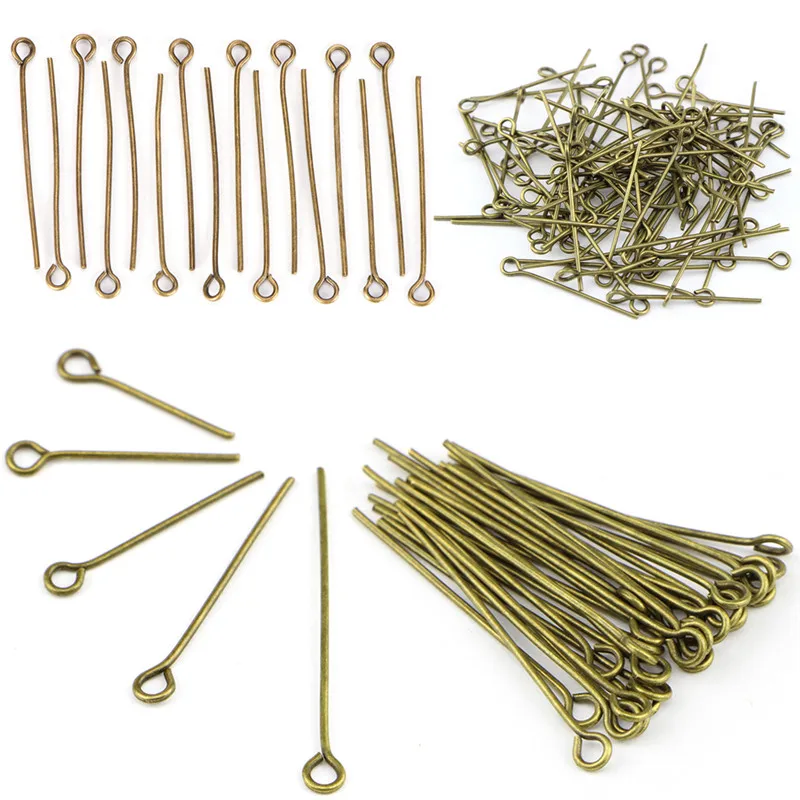 16mm/18mm/20mm/24mm/30mm 100Pcs Alloy Ball Pin / Eye Head Pins / Flat Head Pins Jewelry Findings & Accessories
16mm/18mm/20mm/24mm/30mm 100Pcs Alloy Ball Pin / Eye Head Pins / Flat Head Pins Jewelry Findings & Accessories